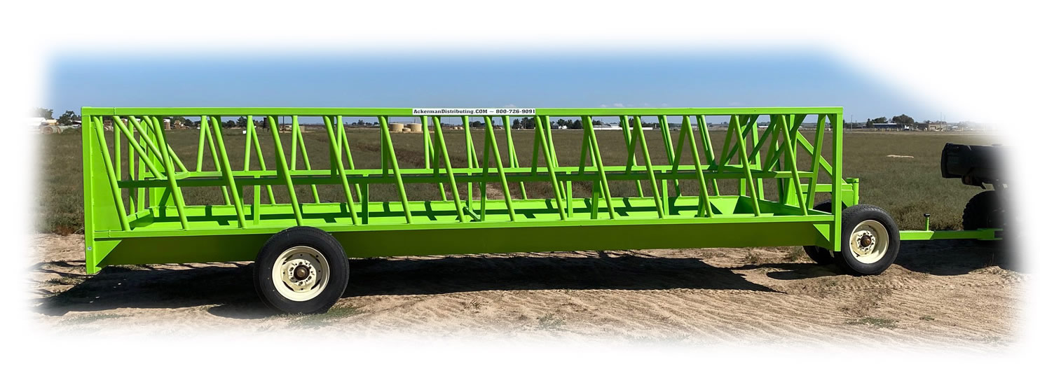 Flying A 20' Portable Hay Wagon Cattle Feeder 